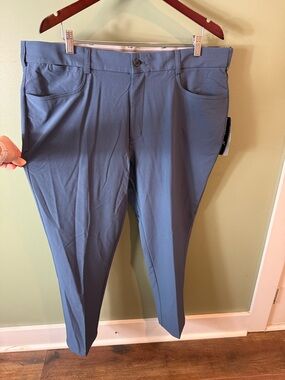 Walter Hagen Slate Blue Stretch Dress Pants